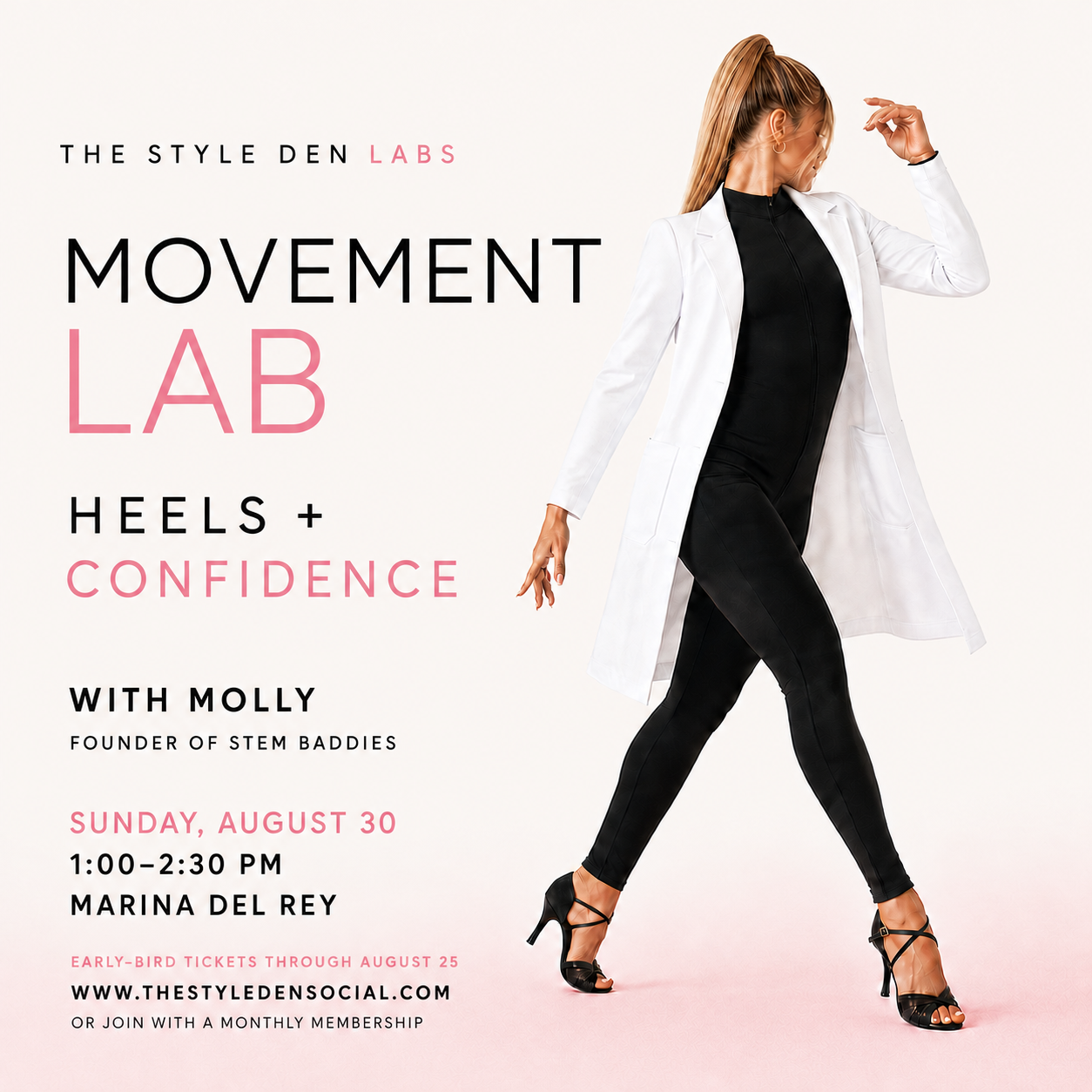 MOVEMENT LAB @ The Style Den: Heels + Confidence