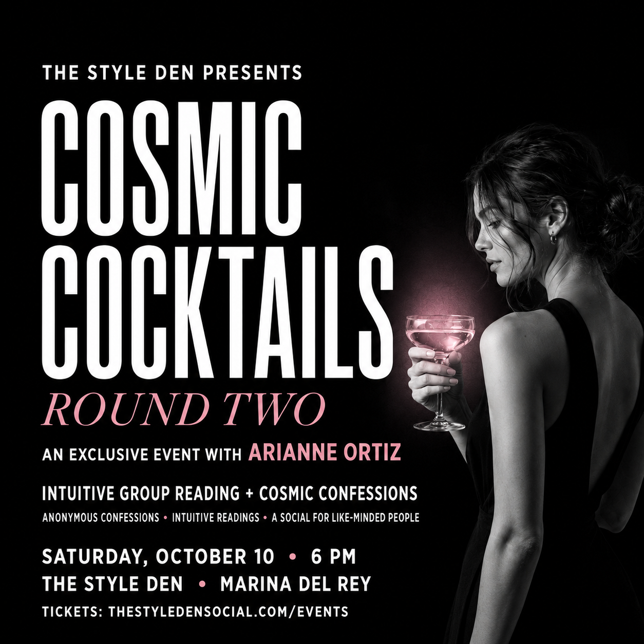 Cosmic Cocktails - Exclusive Event with Arianne Ortiz | OCT 10TH 6PM